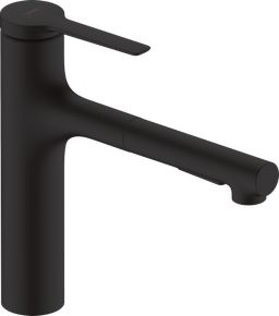 Hansgrohe Zesis M33 Dřezová baterie s vytažitelnou sprchou, 2jet, sBox lite, matná černá 74804670