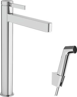 Hansgrohe Finoris Umývadlová batéria vyššia s bidetovou sprchou, chróm 76220000