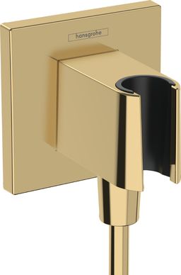 Hansgrohe Hadicová spojka FixFit E s držiakom sprchy, povrchová úprava leštené zlato 26889990