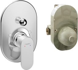 Hansgrohe Rebris S Vaňová batéria pod omietku, sada s telesom, chróm 72448000