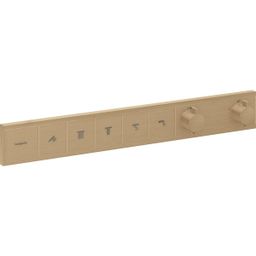 Hansgrohe RainSelect Termostatická batéria pre 5 vývodov, brúsený bronz 15384140