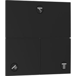 Hansgrohe Sprchový ventil Comfort E s 3 výstupmi, skryté splachovanie, matná čierna 15573670