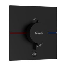 Hansgrohe ShowerSelect Comfort E Jednopáková termostatická batéria, matná čierna 15575670