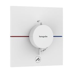 Hansgrohe ShowerSelect Comfort E Jednopáková termostatická batéria, matná biela 15575700