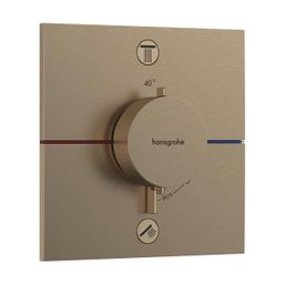 Hansgrohe Dvojcestná termostatická batéria ShowerSelect Comfort E, brúsený bronz 15578140
