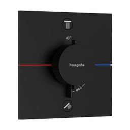 Hansgrohe SprchaSelect Comfort E Termostatická batéria s dvojcestnou zmiešavačkou, matná čierna 15578670