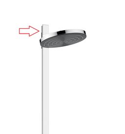 Hansgrohe Náhradný uzáver pre štvorcovú sprchovú tyč, chróm 94518000