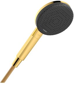 Hansgrohe Raindance Alive Select S EcoSmart, Ručná sprcha 12,5 cm, 3jet, zlatá lesklá 24511990