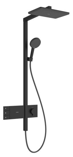 Hansgrohe Raindance Alive Q Sprchový systém s termostatickou batériou, EcoSmart, matná čierna 24591670