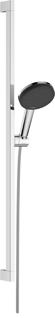 Hansgrohe Raindance Alive Select S, EcoSmart, Sprchová sada so sprchovou tyčou, 90 cm, 3jet, chróm 24601000