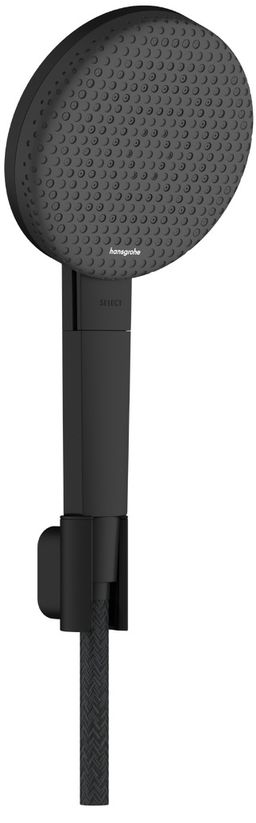 Hansgrohe Raindance Alive Select S, EcoSmart, Sada so sprchovým držiakom, 3jet, čierna matná 24611670
