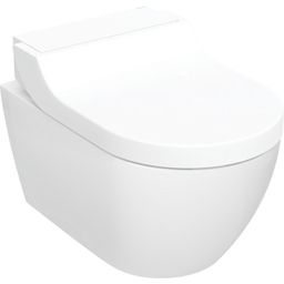 Geberit Tuma Comfort Sprchovací WC závěsné, KeraTect/kryt bílé sklo 146.290.SI.1