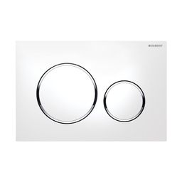 Geberit Sigma20 Ovládacie tlačidlo biele chróm biele 115.882.KJ.1