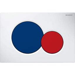Geberit Sigma01 Ovládacie tlačidlo biele/modré/červené 115.770.LB.5