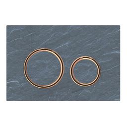 Geberit Sigma21 Ovládacie tlačidlo bridlicová horčica/červené zlato 115.650.JM.1