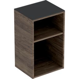 Geberit Smyle Square Bočná skrinka otvorená 36 cm, orech hickory 500.358.JR.1