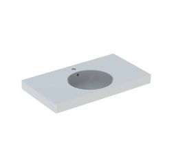 Geberit Preciosa II Umyvadlo 90x50 cm s plochou a otvorem, bílá 123290000