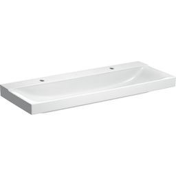 Geberit Xeno2 Umývadlo 120 cm s dvoma otvormi, biele/KeraTect 500.550.01.1