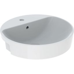 Geberit VariForm Umývadlo s polospádom 50 cm s otvorom, biele 500.782.01.2