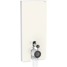 Geberit Modul Monolit pre stojace WC, 114 cm, sklo pieskovo sivá/hliník 131.033.JL.5