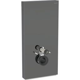 Geberit Monolitický modul pre závesné WC, 101 cm, sklo lava/čierny chróm 131.022.JK.5