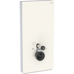 Geberit Modul Monolith pre závesné WC, 101 cm, sklo piesková sivá/hliník 131.022.JL.5