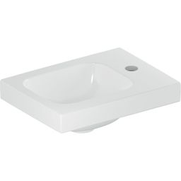 Geberit iCon Light Umývátko otvor pro baterii vpravo, KeraTect, 38 cm, 501.830.00.2