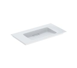 Geberit One Umyvadlo nábytkové 90x48 cm, bez otvoru, vodorovný vývod, bílá/KeraTect 505.005.00.1