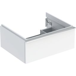 Geberit iCon Skrinka pod umývadlo 74 x 24,7 cm, biela lesklá, rukoväť lesklý chróm 502.311.01.2