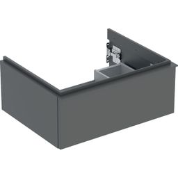 Geberit iCon Skrinka pod umývadlo 88,8 x 24,7 cm, lávový mat, úchytka lávový mat 502.312.JK.1