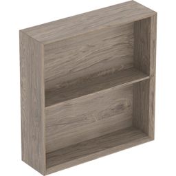Geberit iCon Štvorcový policový regál 45 x 46,7 cm, orech hickory 502.323.JR.1
