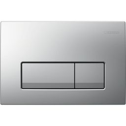 Geberit Delta 50 Ovládacie tlačidlo pre 2 splachovacie množstvá, chróm matný 115.119.46.1