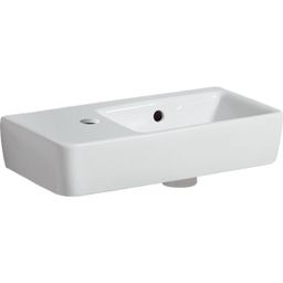 Geberit Selnova Compact Umývadlo 50x25 cm, s otvorom pre batériu na ľavej strane, biele 501.506.00.7