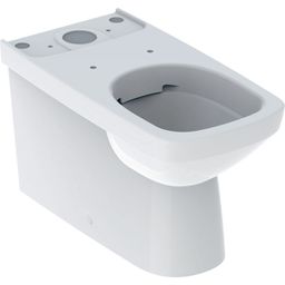 Geberit Selnova Štvorcová záchodová misa, s hlbokým splachovaním, vertikálny alebo horizontálny odtok, Rimfree, biela 500.489.01.7
