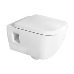 Geberit Selnova Square Rimfree WC so sedadlom SoftClose, biele