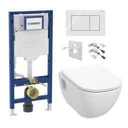Geberit Set modulu do sadrokartónu,  WC Diana New a tlačidlá, biela KBE017