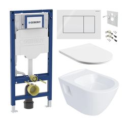 Geberit Set modulu do sadrokartónu, WC Urban a tlačidlá, biela KBE053