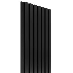 EBS Akustický panel čierny 28,5x275 cm lamely na plsti