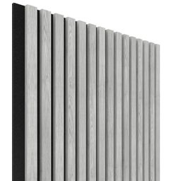 EBS Akustický panel Oak light grey 60,4x275 cm lamely na plsti
