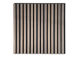 EBS Akustický panel Orechová tmavá dyha 60x60 cm lamely na plsti