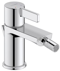 Duravit D-Neo Nástenná bidetová batéria s výtokom ovládanou ťahadlom, chróm DE2400001010
