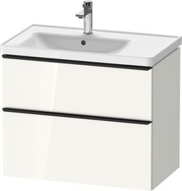 Duravit D-Neo Skrinka pod umývadlo 78,4 cm, ľavá, vysoký lesk DE435702222