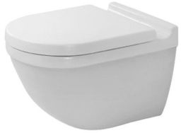 Duravit Starck 3 Závesné WC s sedátkom SoftClose, biela 42250900A1