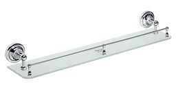 Bemeta Retro sklenená polica 60 cm, chróm 144302262