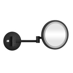 Bemeta Tmavé kozmetické zrkadlo s LED svetlom112101140