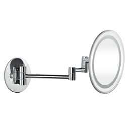 Bemeta Kozmetické zrkadlo na rameno okrúhle so svetlom 116301802