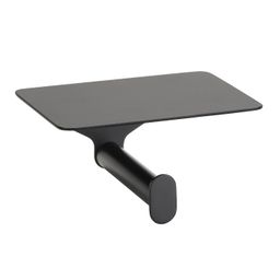 Bemeta Organic Black Držák toaletního papíru s poličkou černý 167112150