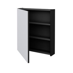 Dřevojas Jednodveřová galerka 60 cm, levá, černá mat 466985-L_M17