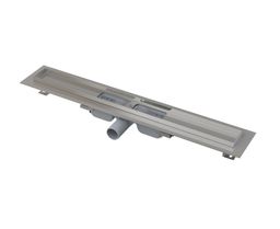 Alcadrain Nízky podlahový žľab 105 cm s okrajom pre perforovaný rošt APZ101-1050