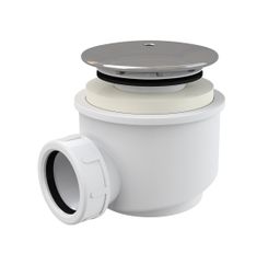 Alcadrain Sifón pre sprchové vaničky s odtokovým otvorom 60 mm, chróm A47CR-60
